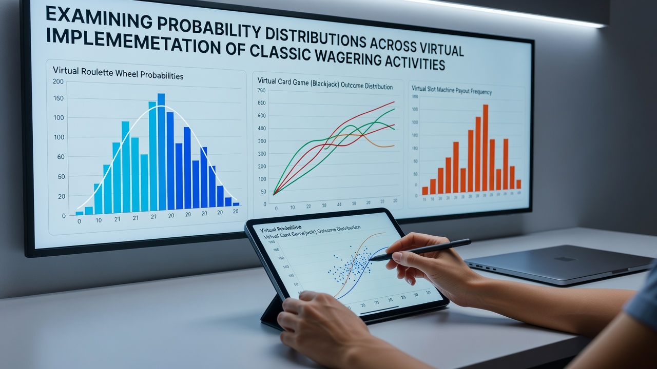 Chart comparing binomial and normal distribution overlays on simulated dice and card game outcomes