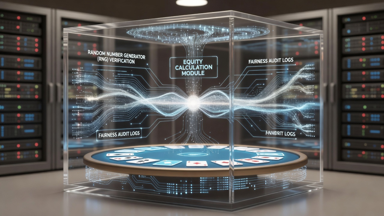 Server room setup used for hosting certified random number generator systems in gaming facilities